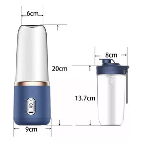 Liquidificador Portátil  400ML Com 6 Laminas (Com 2 Copos)