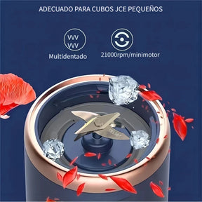 Liquidificador Portátil  400ML Com 6 Laminas (Com 2 Copos)